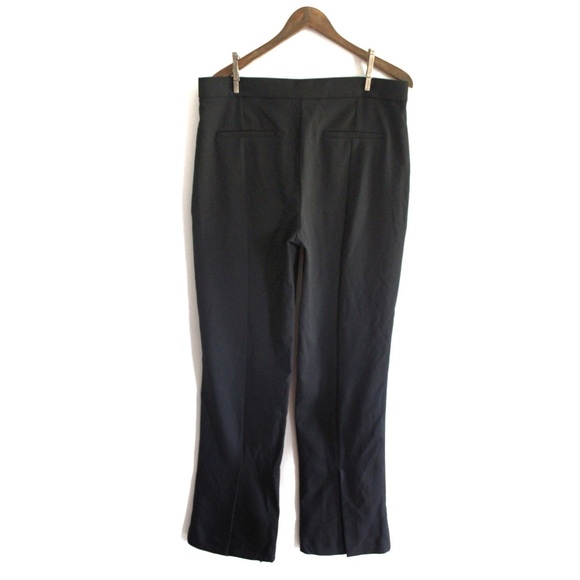 Zara NWT Black Pants with Vented Back Hem XL - Picture 10 of 14